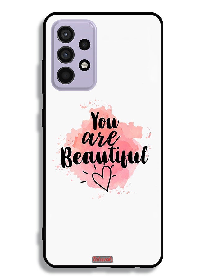 Tolwak Samsung Galaxy A52s 5G Protective Case Cover You Are Beautiful - Image 1