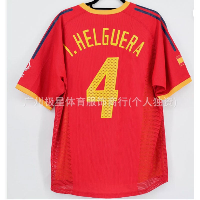 1998 Spain Home Away Retro Jersey No.10 Raul Torres Spain Short-Sleeved Football Uniform For Fans - Image 1