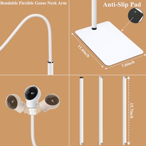 EYSAFT Baby Monitor Floor Stand Holder Mount Compactible for eufy E21,E30,Spaceview E110, Spaceview pro E210 - Image 3
