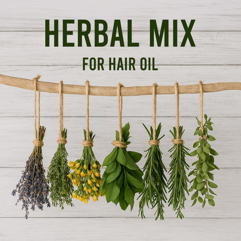 Well's Oil Wellâ€™s Oil Herbal Mix â€“ 18-Herb Blend for Hair Oil Infusion | Scalp Care & Hair Conditioning | 2.5 oz (70 g) - Image 4