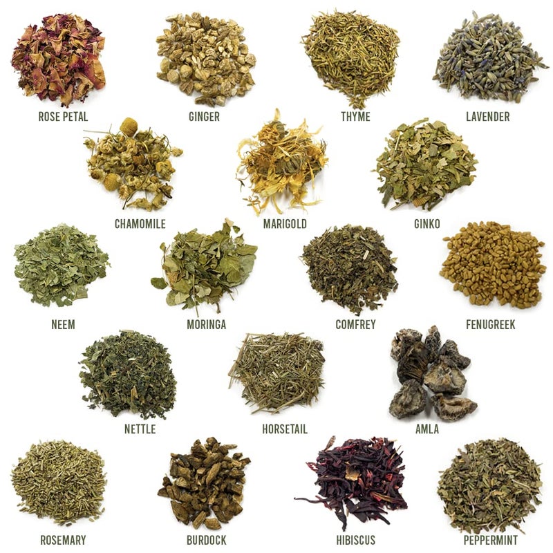 Well's Oil Wellâ€™s Oil Herbal Mix â€“ 18-Herb Blend for Hair Oil Infusion | Scalp Care & Hair Conditioning | 2.5 oz (70 g) - Image 3