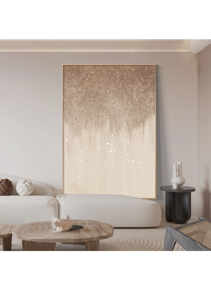 LIMOS - Modern Poster Design Art Panel with Metal Frame Scandinavian Poster Wall Picture Interior Oil Painting - Image 1