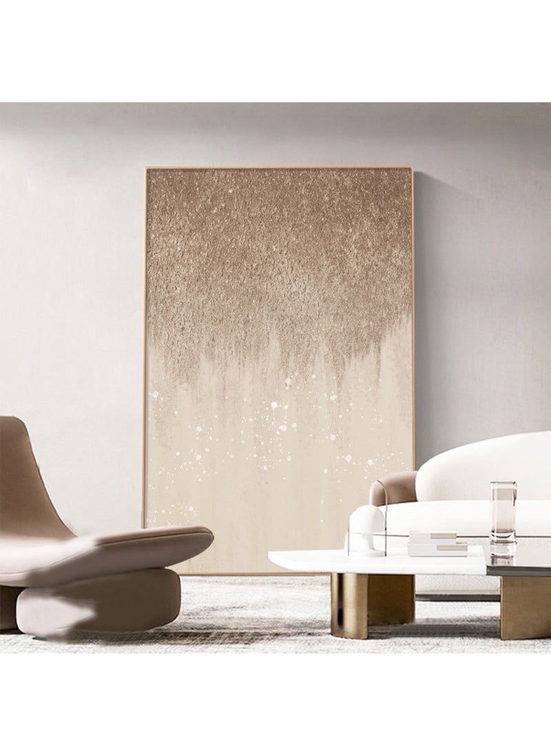 LIMOS - Modern Poster Design Art Panel with Metal Frame Scandinavian Poster Wall Picture Interior Oil Painting - Image 1