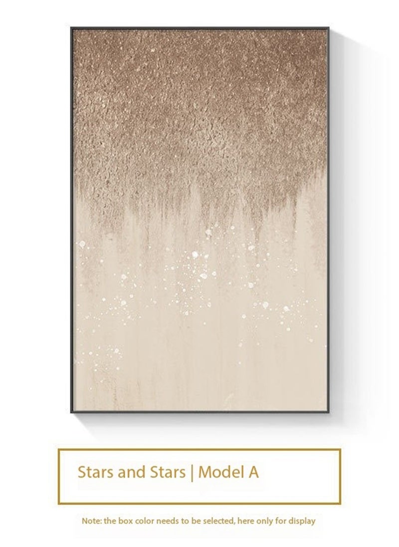 LIMOS - Modern Poster Design Art Panel with Metal Frame Scandinavian Poster Wall Picture Interior Oil Painting - Image 1