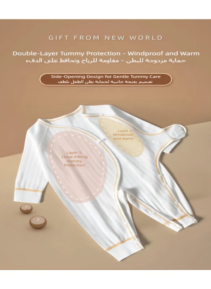 NNEWVANTE 22PCS Premium Newborn Baby Gift Set, Unisex Layette Clothes Set with Rompers, Bodysuits, Socks, Bibs, Hat, Blanket, 100% Cotton Essentials for Boys and Girls, Baby Shower Gifts - Image 5