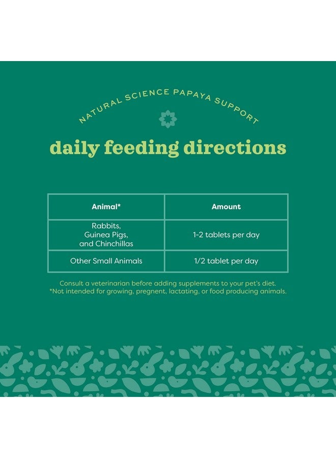 أوكسبو مكمل غذائي غني بالألياف لدعم صحة الحيوانات من أوكسبو للأرانب وخنازير غينيا، مصنوع من تبن تيموثي، يحتوي على البابايا والأناناس والباباين والبروميلين، صنع في الولايات المتحدة الأمريكية، كيس 1.16 أونصة - Image 4