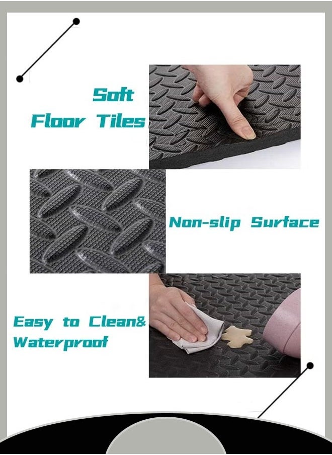 Generic - Foam Floor Mats, Thickened Splicing Crawling Mats, Waterproof And Anti-Fouling, Strong Elastic Design, Floor Sponge Mats, Bedroom Tatami Soundproof Crawling Mats, Yoga Exercise Mats（Beige） - Image 1