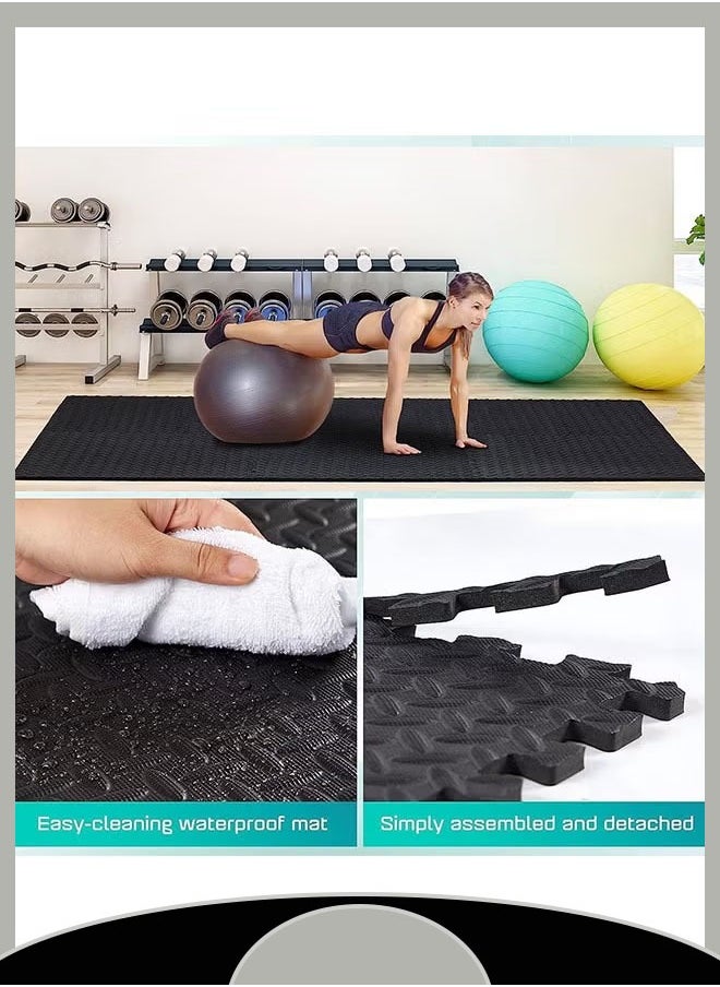 Generic - Foam Floor Mats, Thickened Splicing Crawling Mats, Waterproof And Anti-Fouling, Strong Elastic Design, Floor Sponge Mats, Bedroom Tatami Soundproof Crawling Mats, Yoga Exercise Mats（Beige） - Image 1