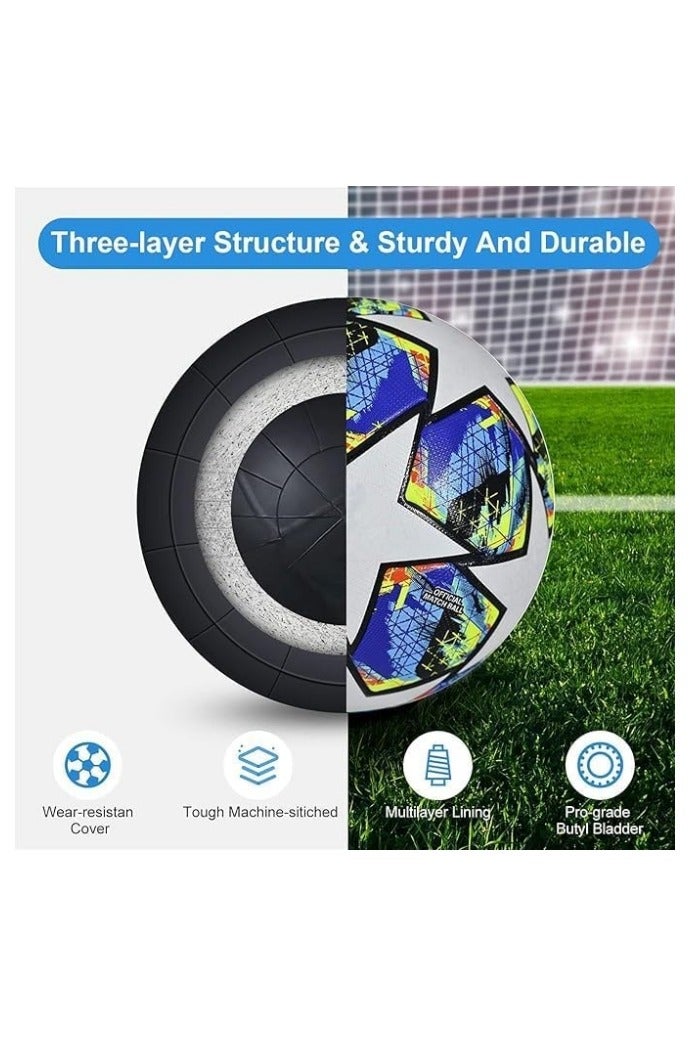 Champions League Football Fans Memorabilia Soccer Collectible Size:5 Best Gift for a Child's Birthday - Image 2