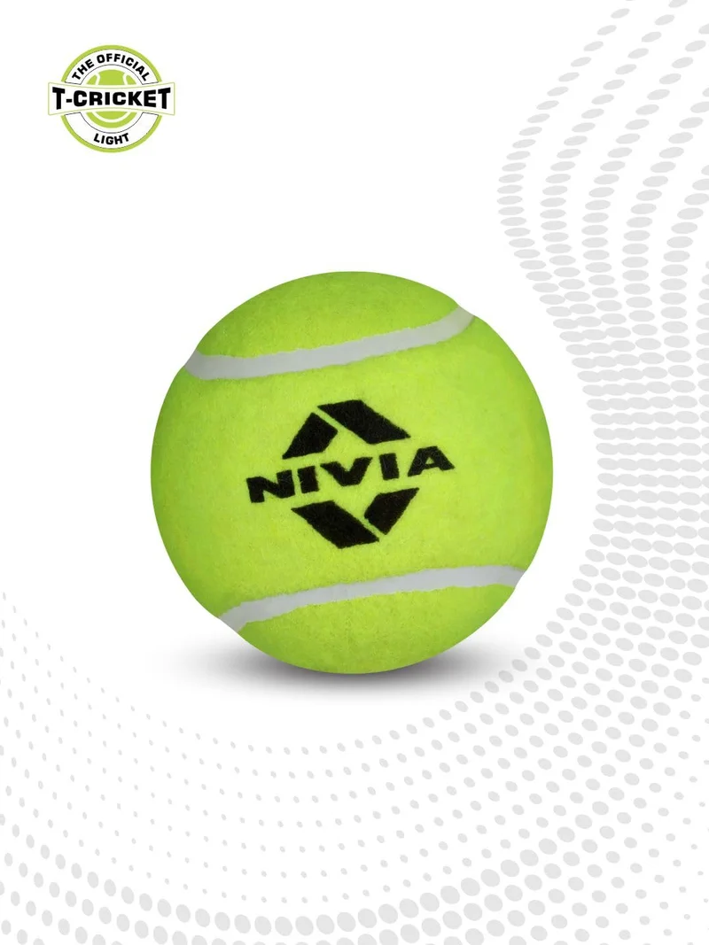 نيفيا Nivia Heavy Weight Tennis Cricket Balls - Pack of 3