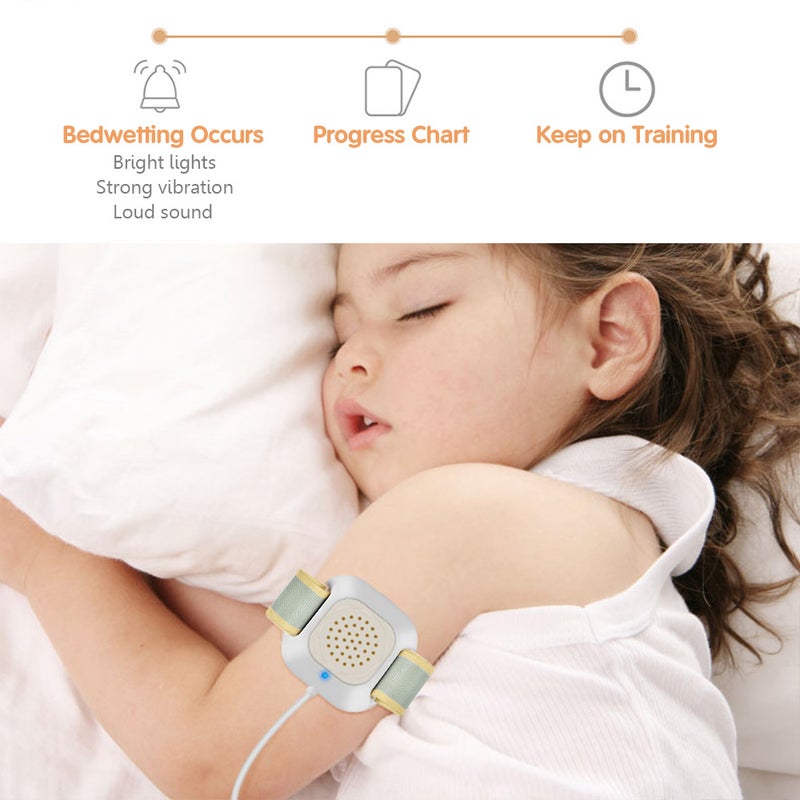 Bedwetting Alarm Enuresis Alarm with Loud Sound Bright Lights and Strong Vibration Child Potty Training - Image 3
