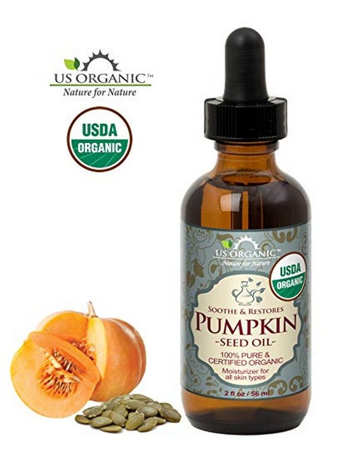 US Organic Pumpkin Seed Oil Usda Certified Organic Pure Natural Cold Pressed Virgin Unrefined In Amber Glass Bottle W/Glass Eyedropper (Small (2 Oz 56 Ml)) - Image 4