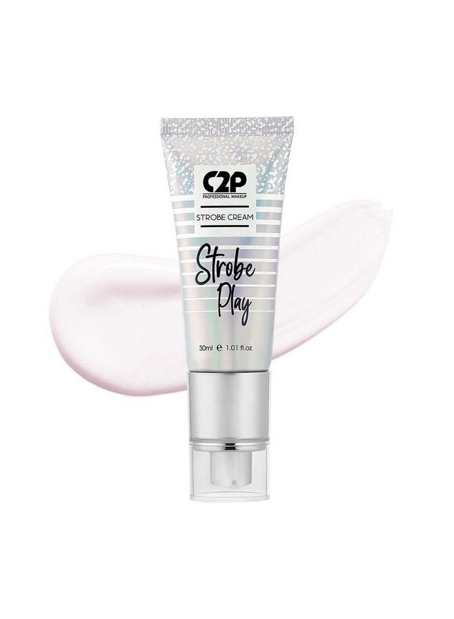 C2P PROFESSIONAL MAKEUP كريم مكياج احترافي C2P ستروب بلاي ستروب؛ مرطب مضيء ومضيء للحصول على مظهر طبيعي لامع؛ وارتفع الذهب ؛ 30 مل - Image 1