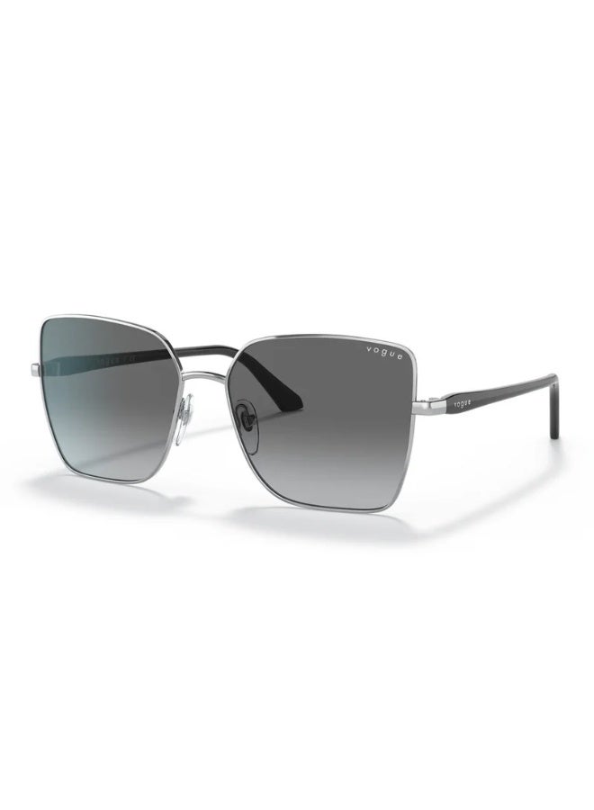Vogue Sunglasses - VO 4199-S 323/11 - Lens Size: 58 mm - Silver Black - Image 2