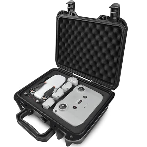 Lekufee Portable Travel Waterproof Hard Case for DJI Mini 4K/2 SE/2 and Other Accessories(CASE ONLY) - Image 1