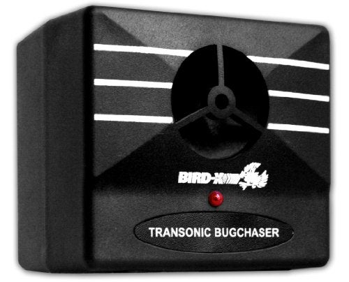 Bird-X BirdX Transonic Bugchaser Rodent and Insect Chaser Ultrasonic Critter Ridder Device for Indoor Areas Covers Up to 1500 sq ft 275 W x 35 H x 325 D - Image 1