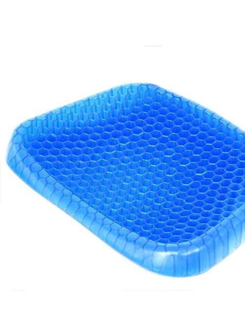 MIGORA MIGORA Egg Gel Seat Cushion Ergonomic Breathable Design Pressure Relief Sitter Tailbone Pain Sciatica Pain Back Pain Silicon Seater Cushion Chair Pad with NonSlip Cover for Home Office CarPack of 1  - Image 1