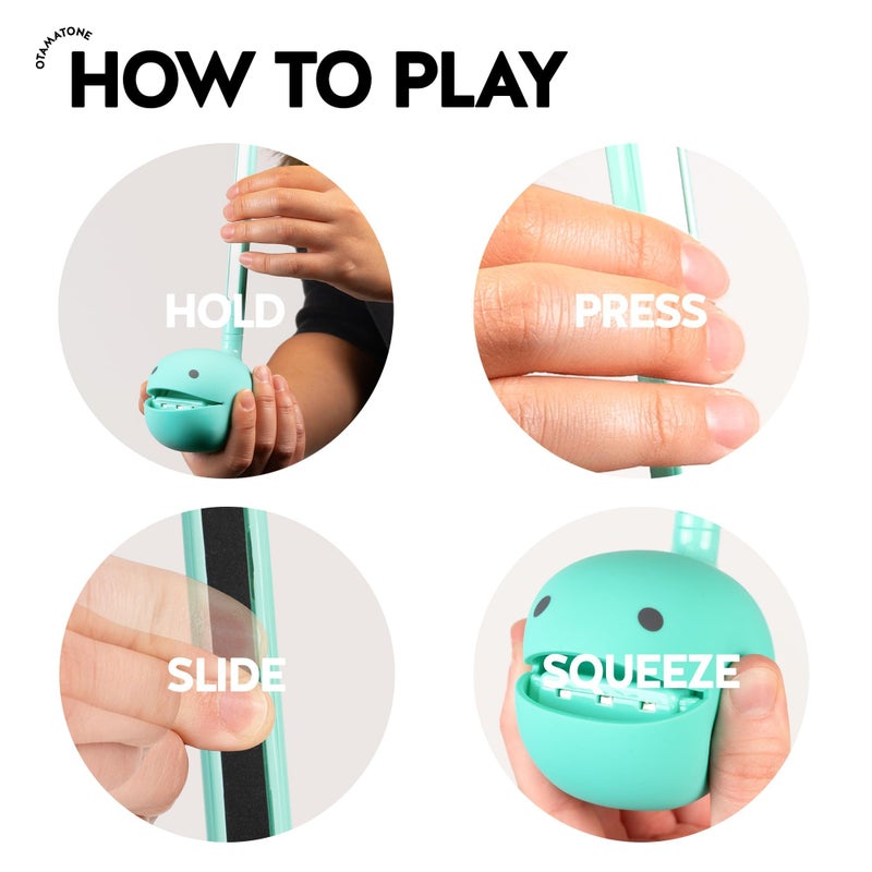 Otamatone Japanese Electronic Musical Instrument Portable Music Synthesizer from Japan by Maywa Denki Studio Award Winning Educational Fun Gift for Children Teens  Adults  Mint - Image 3