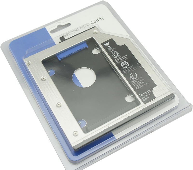 Nimitz 2nd HDD SSD Hard Drive Caddy for Lenovo Thinkpad T400 T400s T410 T410s T420s T430s T500 W500 - Image 2
