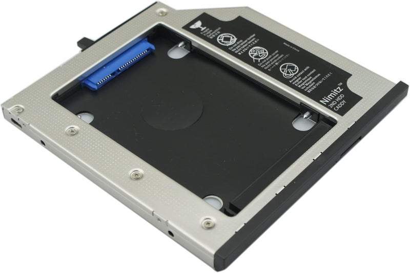 Nimitz 2nd HDD SSD Hard Drive Caddy for Lenovo Thinkpad T400 T400s T410 T410s T420s T430s T500 W500 - Image 1