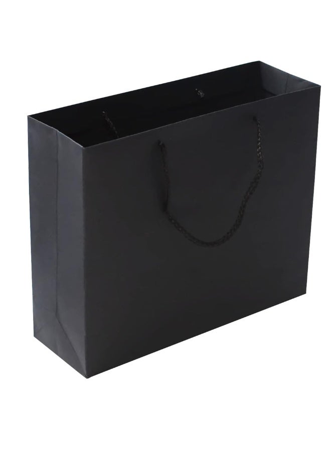 ماماتونس صندوق هدايا أسود فاخر مع حقيبة إغلاق مغناطيسي وشريط مقاس 28.2 × 20.2 × 9.2 سم، صندوق تغليف هدايا للرجال والنساء وأعياد الميلاد وحفلات الزفاف والمهرجانات - Image 3