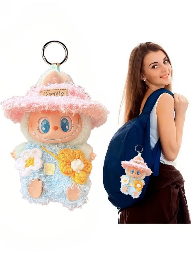 Paka Rabbit Labubu Doll Clothes,Labubu Clothes,Handmade Crochet Doll Clothes, for 6.7 Inch Doll,High Quality Labubu Clothes with Accessories,Elegant Clothes for Labubu Dolls  - Image 1