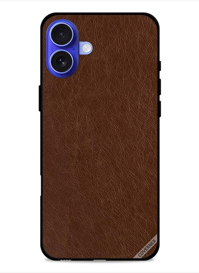 Covernex - Apple iPhone 16 Protective Case Cover Leather Pattern - Image 1