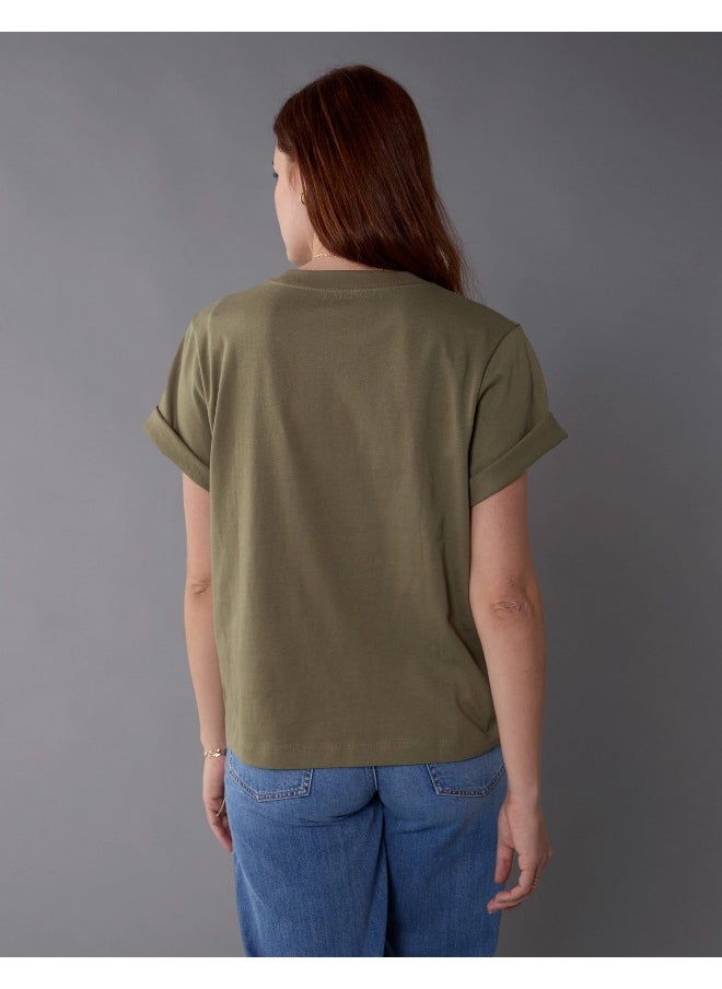 American Eagle - AE Everyday Luxe Relaxed T-Shirt - Image 1