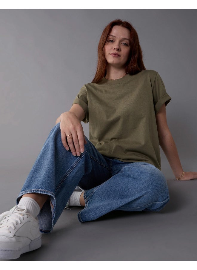 American Eagle - AE Everyday Luxe Relaxed T-Shirt - Image 1