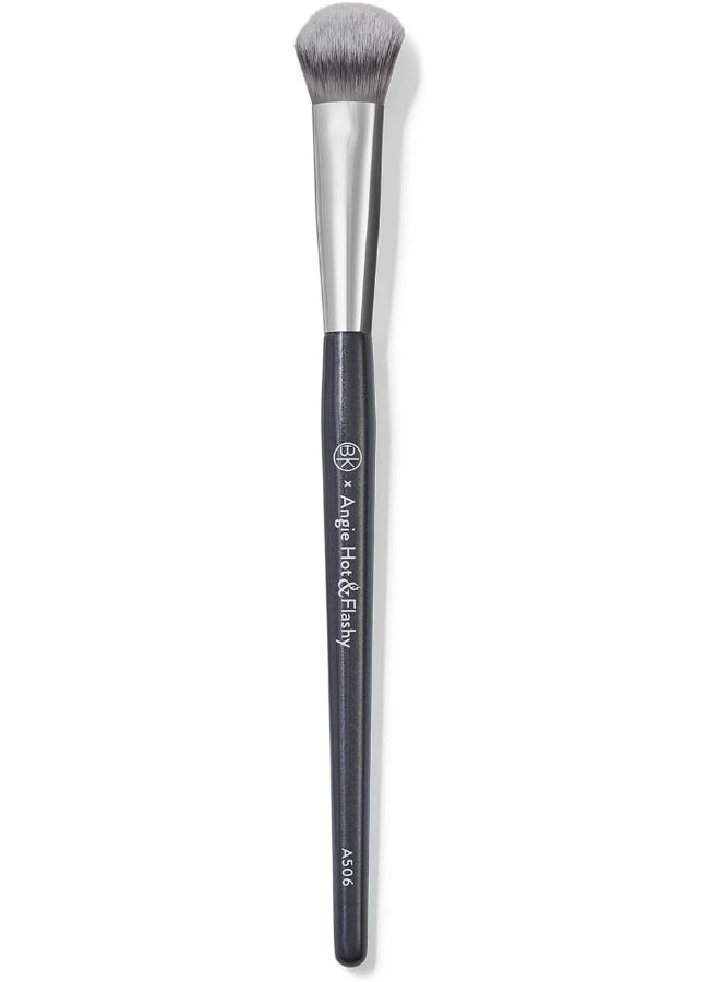 BK BEAUTY Brushes - Angie Hot & Flashy A506 Concealer - Contoured Foundation Brush - Brush Set For Mature Skin - Face Brush For Liquid Or Cream Foundations - Image 1