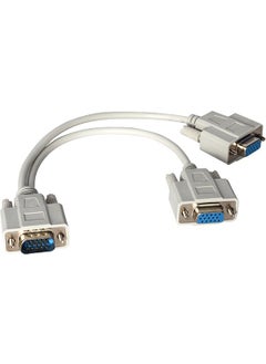 Powermaster 1 x VGA Male / 2 x VGA Female 30 cm VGA Prong Cable 
