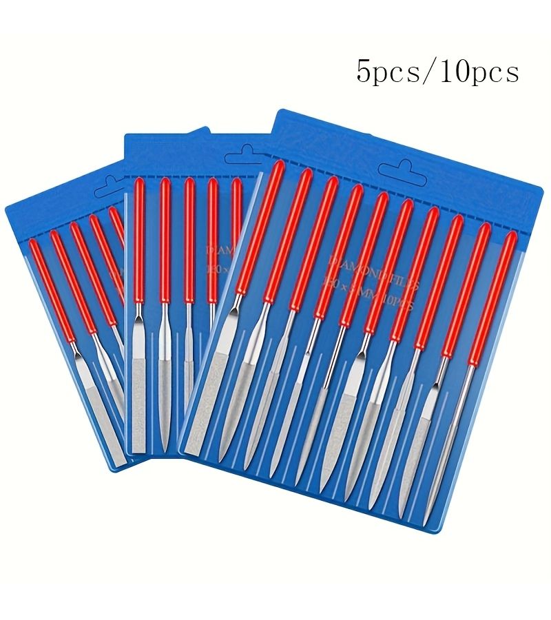 Diamond Small File And Assorted Small Files Mixed 5 Pack 5x180mm - Image 1