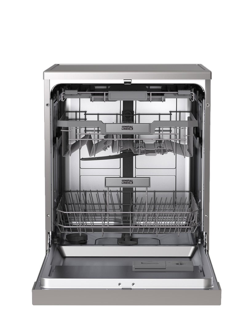 General Lines Dishwasher - 15 places - 6 programs - Automatic door opening - Interior lighting - GLDW1507S  - Image 3