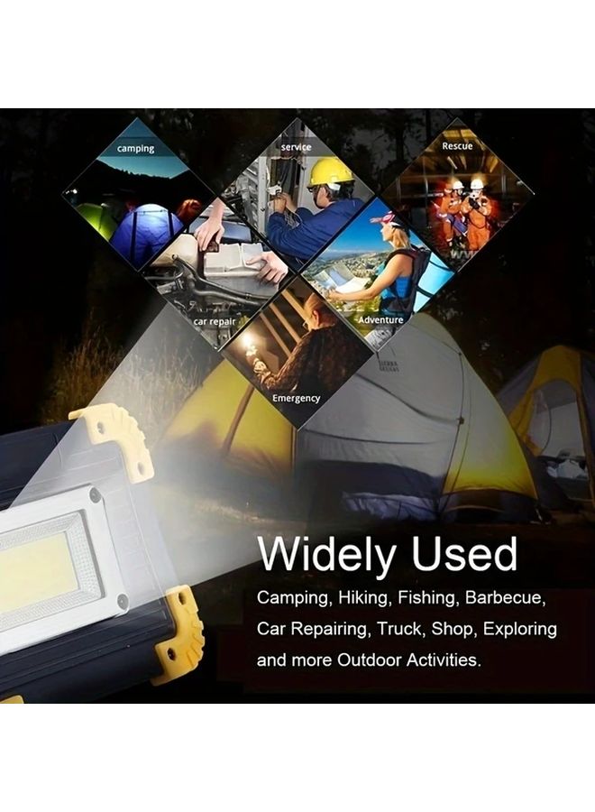 Foldable Portable Solar Panel Kit With Mini Flashlight For Camping RV Off Grid System - Image 4
