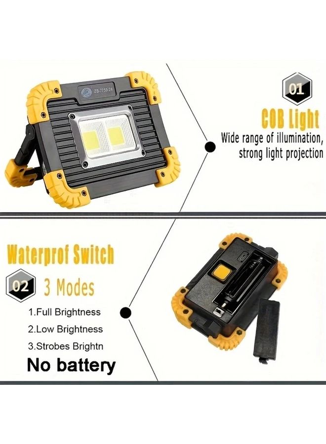 Foldable Portable Solar Panel Kit With Mini Flashlight For Camping RV Off Grid System - Image 5