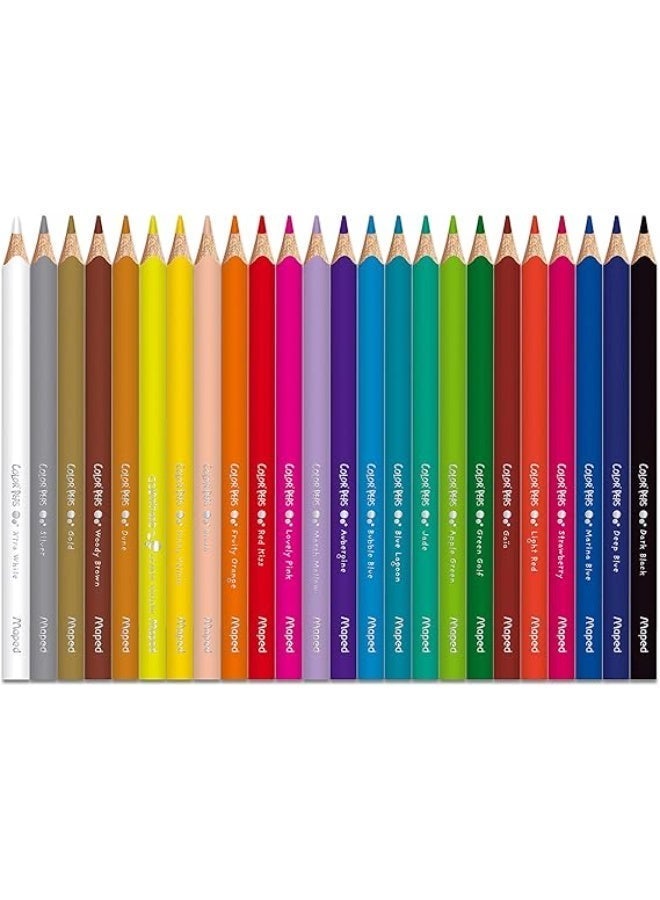 مابد مجموعة مابد إيرلي إيج 834013 من 24 قلم تلوين في علبة كرتون - Image 2