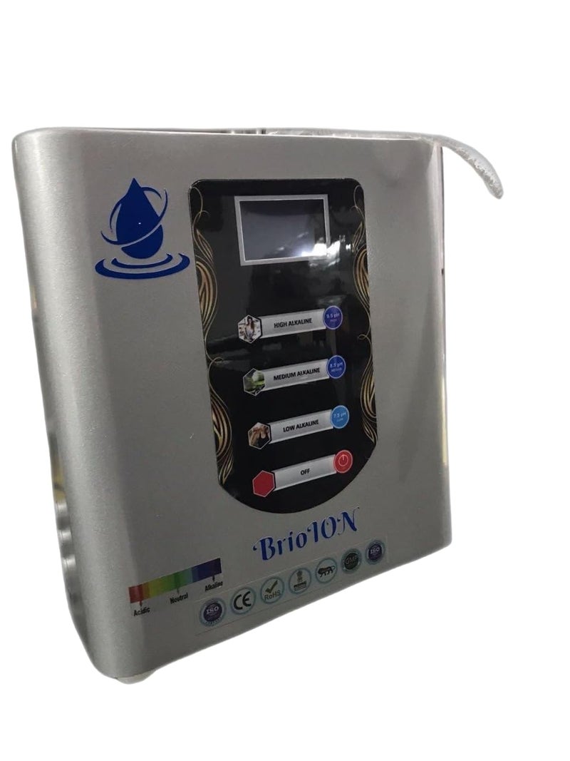BRIOION Brioion Air Purifier Ionizer Negative Ion Anion Generator Purifier Cleaner Grey 45L  - Image 1