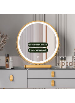 keke Makeup Vanity Table Dressing Table Flip Mirror With Drawers And Chair 100 CM  - Image 4