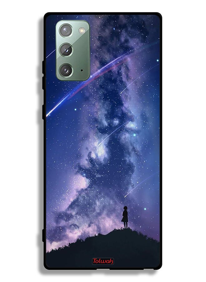 Tolwak Samsung Galaxy Note 20 Protective Case Cover Moving Stars - Image 2