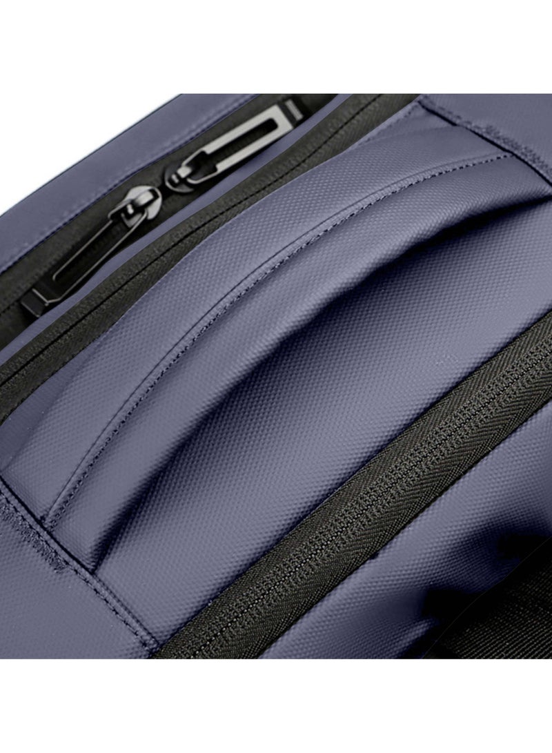 هايك Hike Premium Durable Shoulder Backpack Water Resistant Two-Way Loader Expandable Casual Daypack with Built in USB Port for Men and Women, HK1905- GREY - Image 4