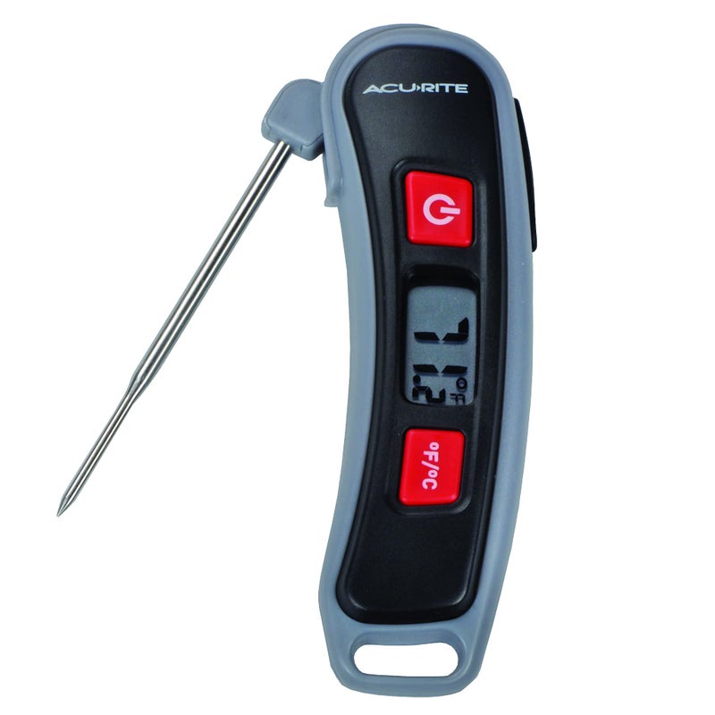 AcuRite, Multicolor Digital Instant Read Thermometer with Folding Probe, 5" L, 3.3" - Image 5