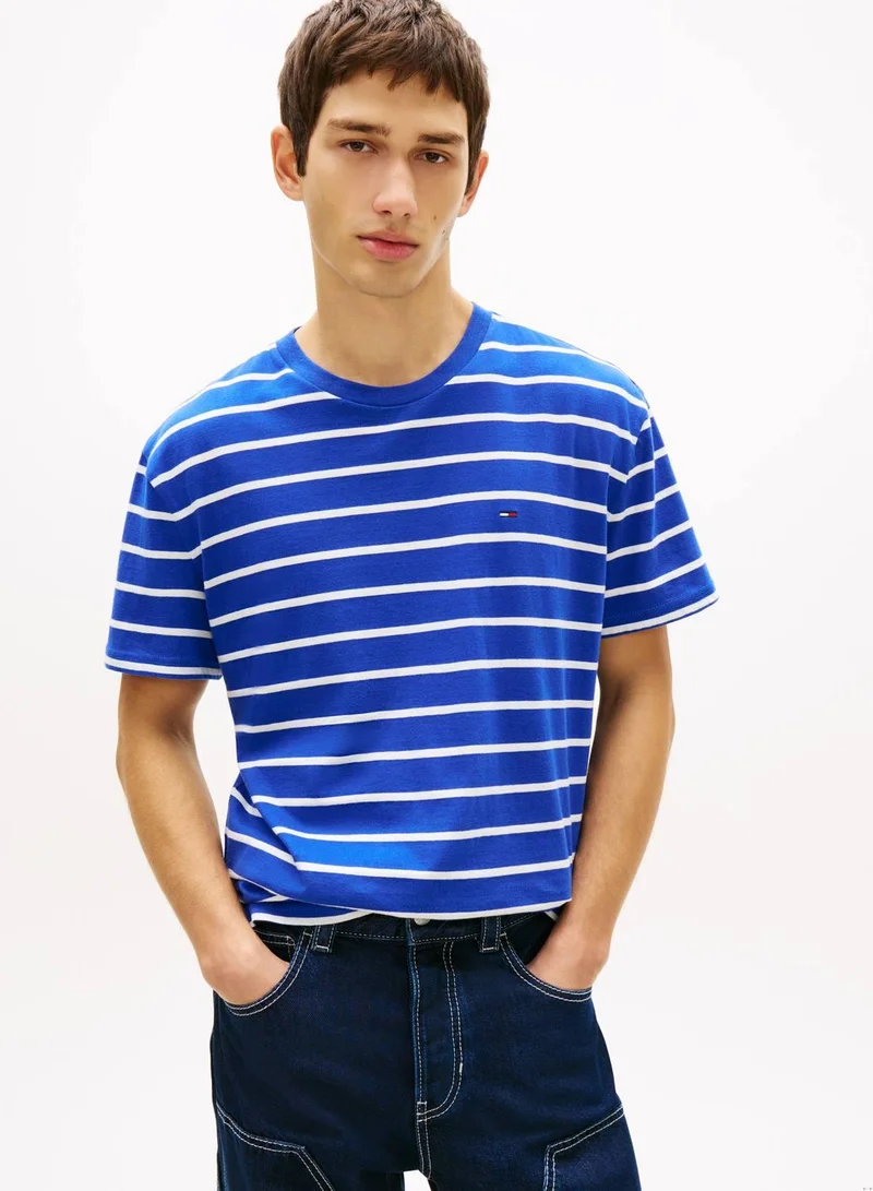 Tommy Jeans Tommy Flag Stripe Jersey T-Shirt