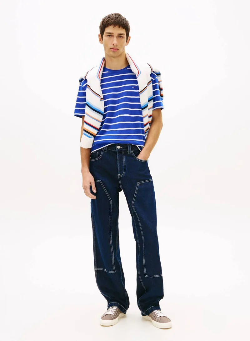 Tommy Jeans Tommy Flag Stripe Jersey T-Shirt