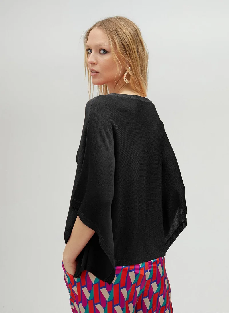 Lola Casademunt Knit cape sleeve sweater