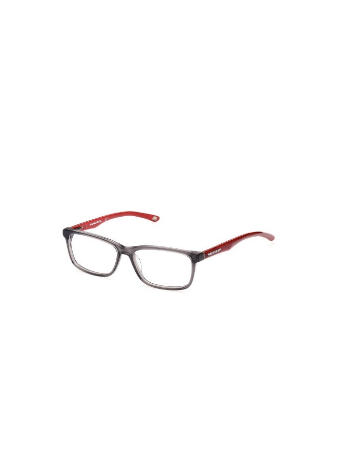سكيتشرز نظارة طبية بشكل مستطيل للاولاد بأذرع بلاستيكية SE1890  مقاس 46 -  أحمر رصاصي - Image 1