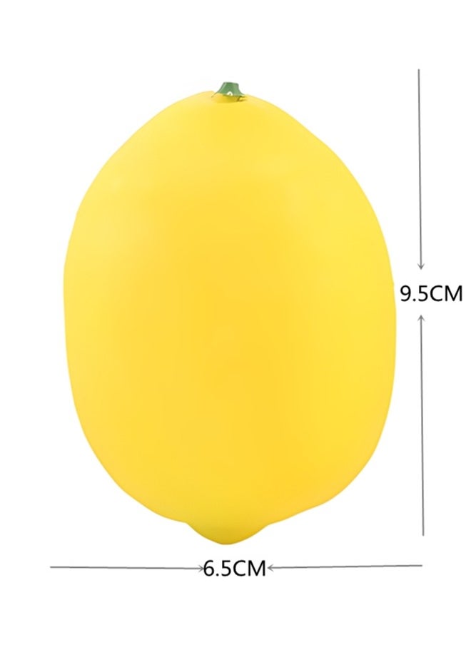 Beauenty 10pcs Artificial Fake Lemon,lifelike Fake Fruit,used For Home Decoration,bedroom,kitchen,living Room,dining Table,Party Decoration,fashion Decoration Crafts (yellow)  - Image 2