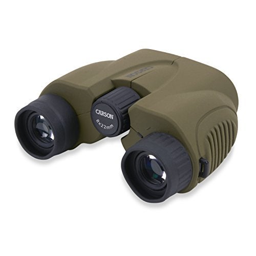 Carson Hornet 8x22mm Lightweight and Compact Binoculars for Bird Watching, Sight Seeing, Surveillance, Safaris, Concerts, Sporting Events, Hiking, Camping,Travel and Hunting Adventures (HT-822) - Image 3
