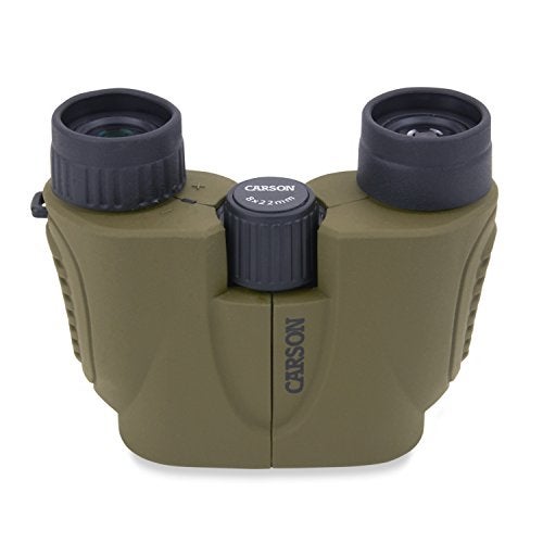 Carson Hornet 8x22mm Lightweight and Compact Binoculars for Bird Watching, Sight Seeing, Surveillance, Safaris, Concerts, Sporting Events, Hiking, Camping,Travel and Hunting Adventures (HT-822) - Image 4