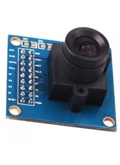 REES52 OV7670 VGA Camera Module Lens Cmos 640X480 Sccb W/ I2C Interface Auto Exposure Control Display Active -OV7670 Camera Module For A_rduino ( OV7670 Module A_rduino )
