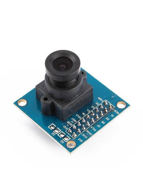 REES52 OV7670 VGA Camera Module Lens Cmos 640X480 Sccb W/ I2C Interface Auto Exposure Control Display Active -OV7670 Camera Module For A_rduino ( OV7670 Module A_rduino )